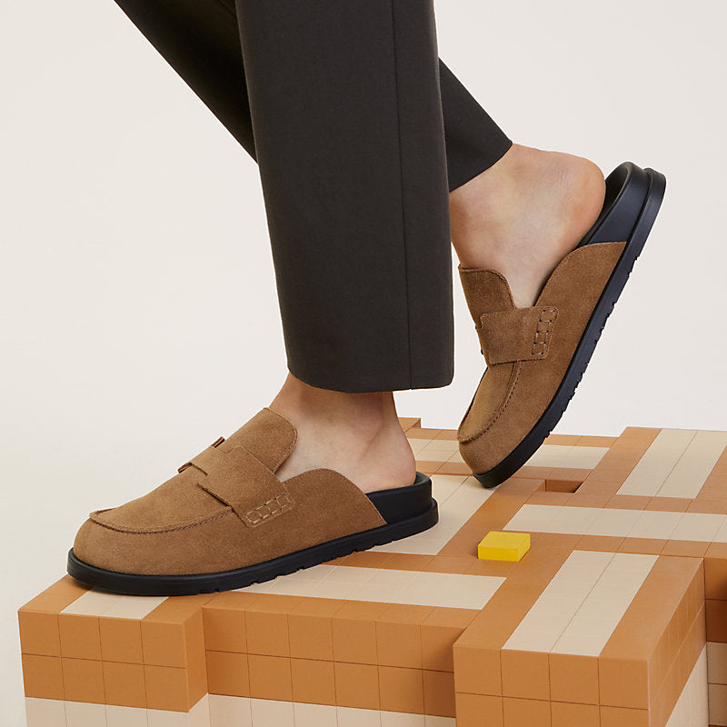 Hermès Go mule 'Brun Fumé'