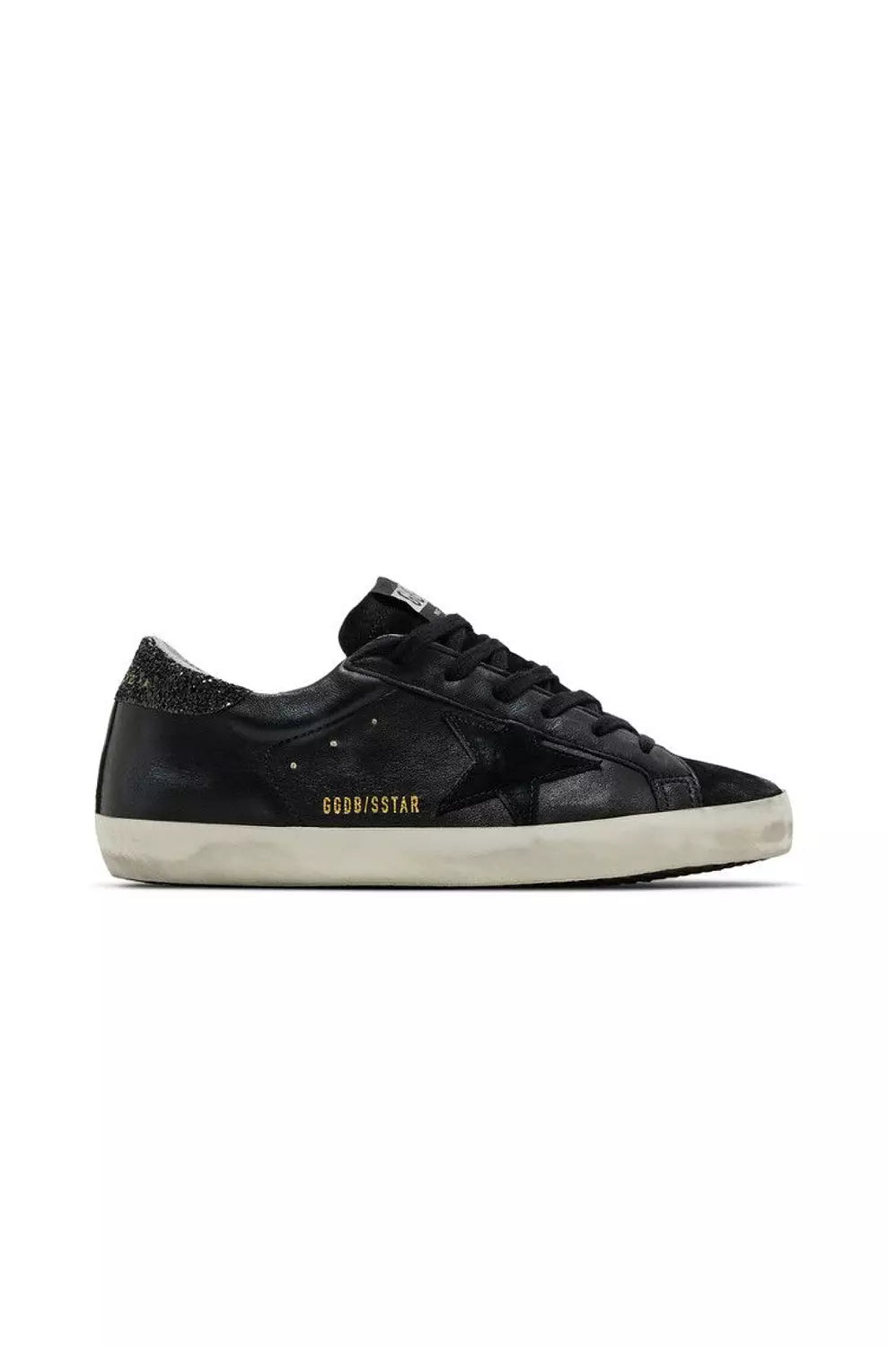Golden Goose Wmns Superstar 'Black Glitter Heel'
