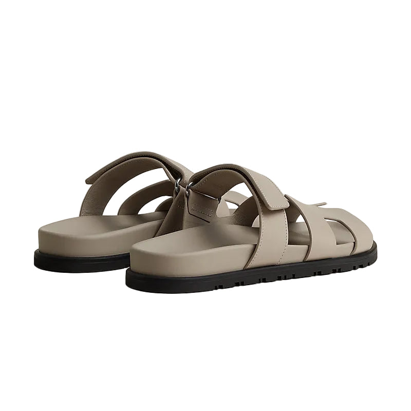 Hermès Chypre Sandals 'Beige Galet'