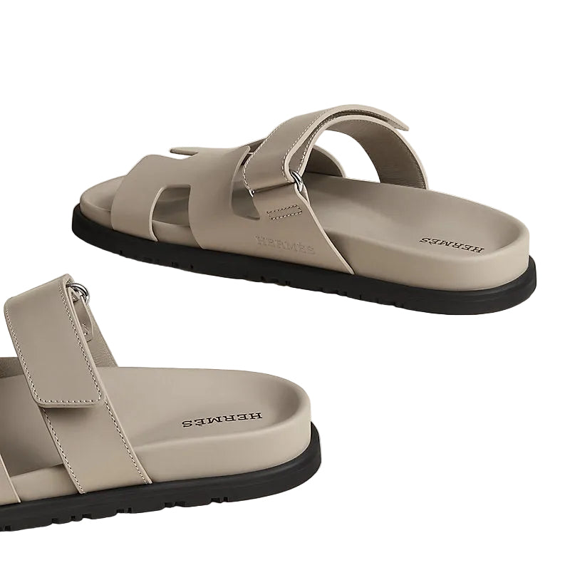 Hermès Chypre Sandals 'Beige Galet'