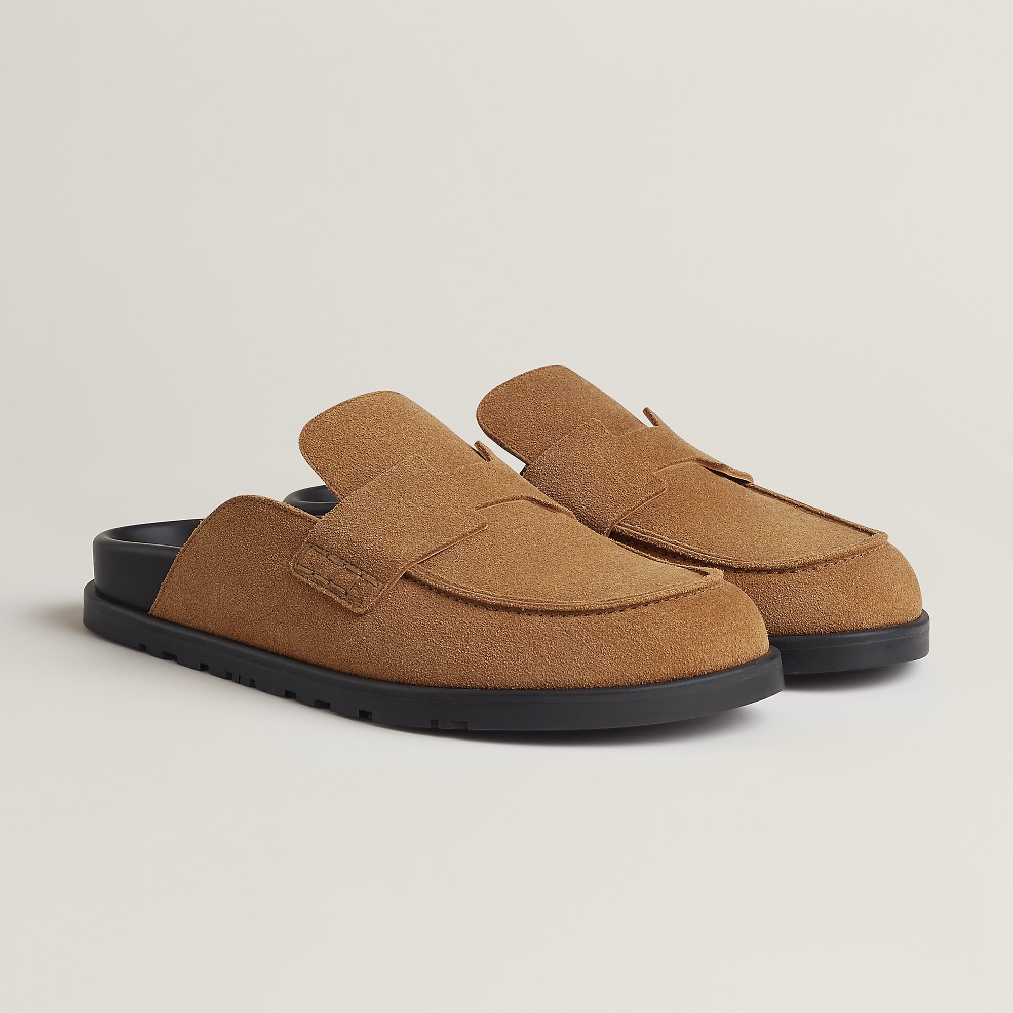 Hermès Go mule 'Brun Fumé'