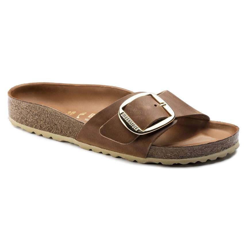 Birkenstock Madrid Big Buckle 'Cognac'