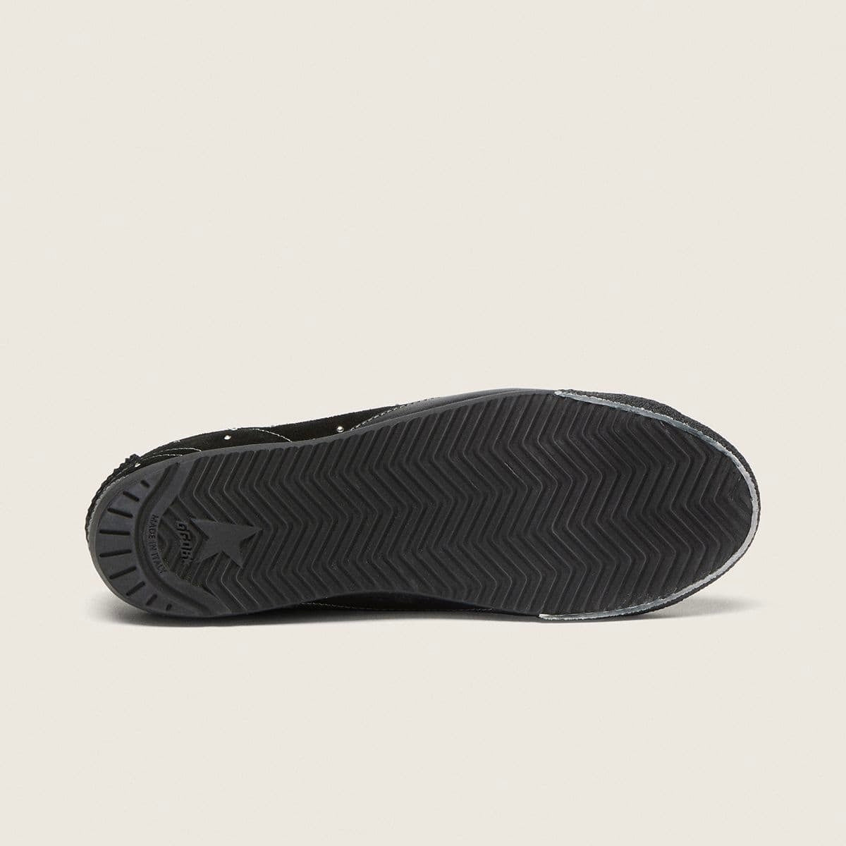 Golden Goose True-Star in black suede with Swarovski crystals and black leather star(Women's)
