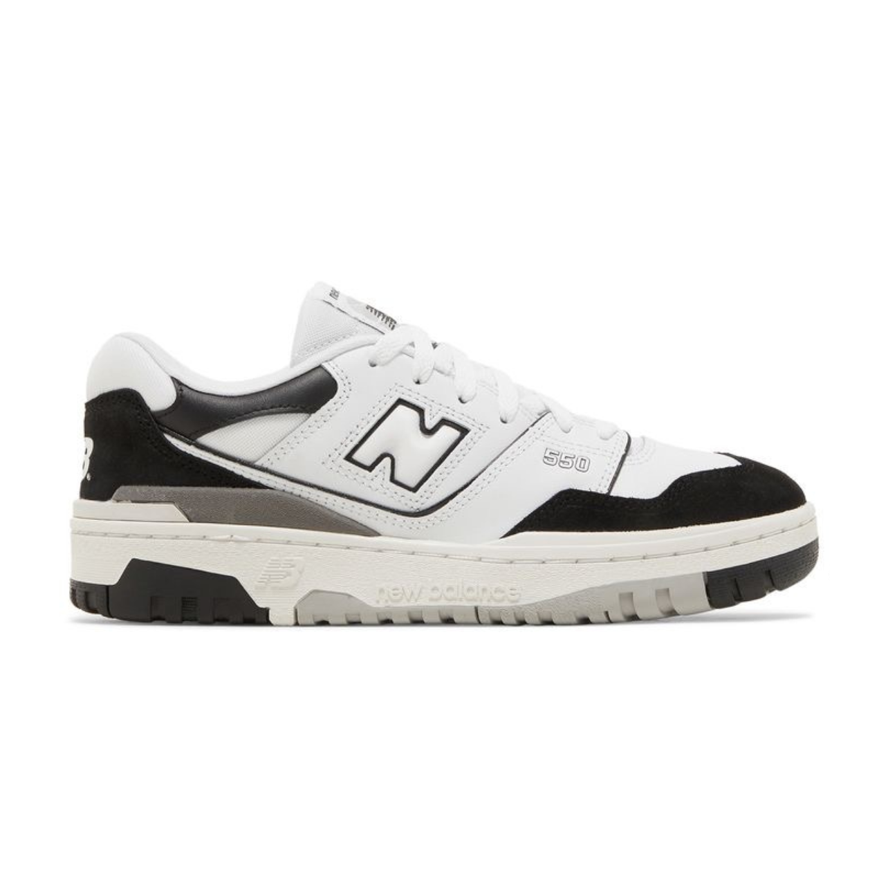 New Balance 550 Big Kid 'White Black Rain Cloud'