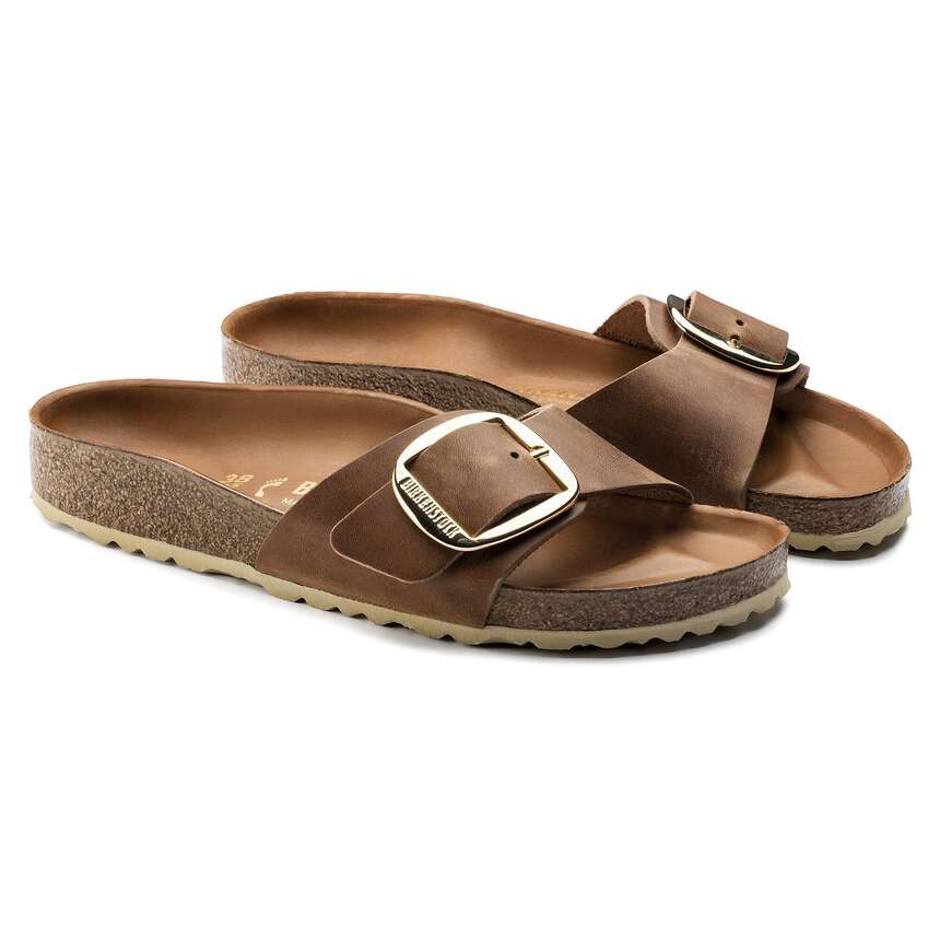 Birkenstock Madrid Big Buckle 'Cognac'