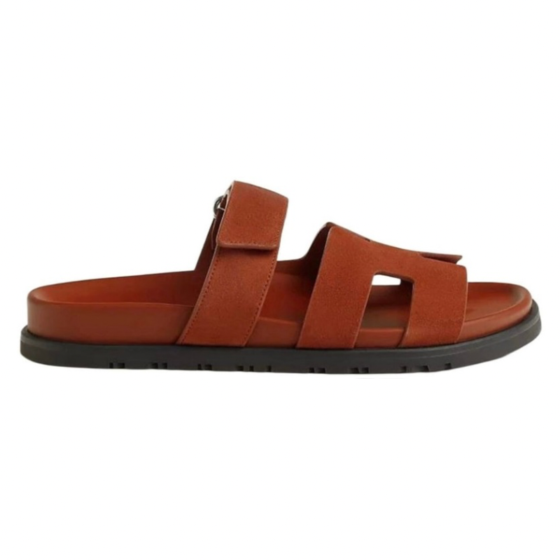 Hermès Chypre sandal 'marron muscavado'