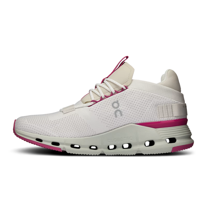 On Running Cloudnova Undyed/White/Carnation